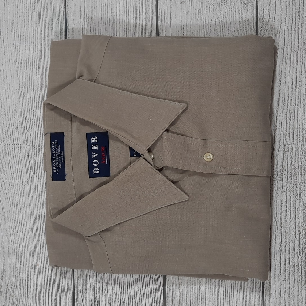 Dover Arrow Men's Button-Down Long Sleeve Dress Shirt